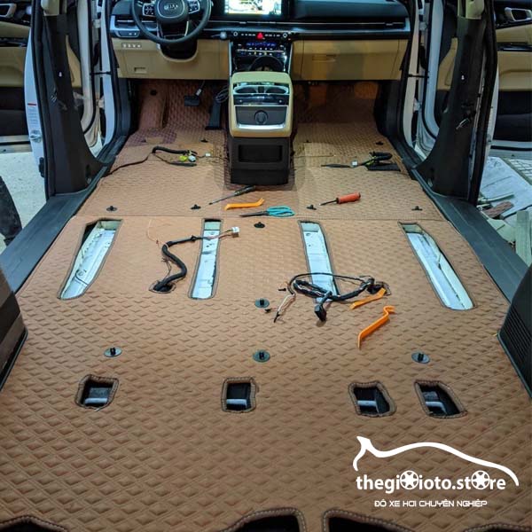 May thảm 360 cho xe KIA Carnival